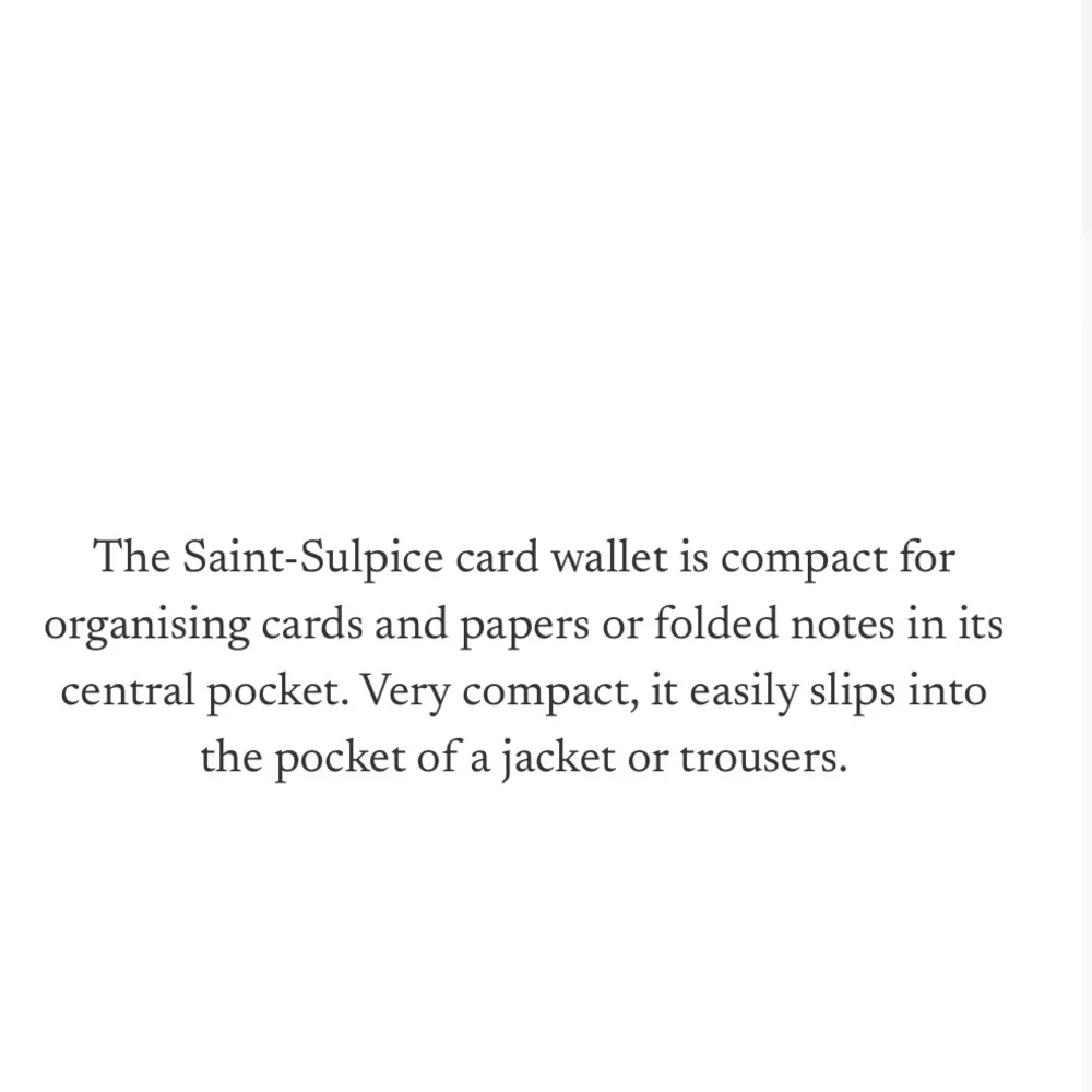 NEW GOYARD SAINT-SULPICE CARD
WALLET - Picture 14 of 16